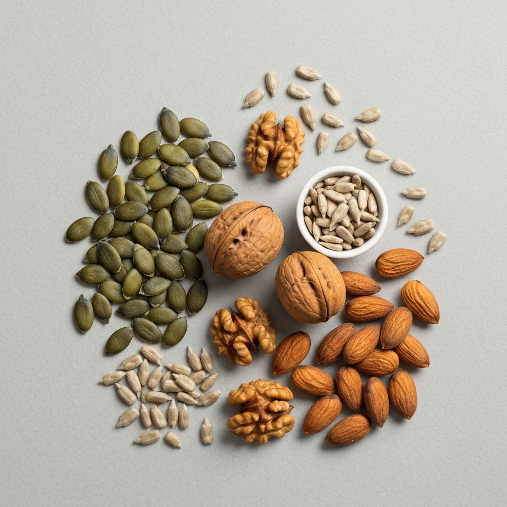 Natürliche Spurenelemente in Kernen und Nüssen