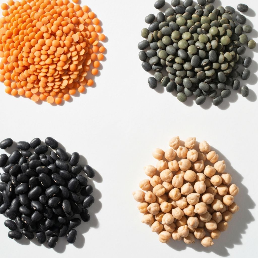Verschiedene Hülsenfrüchte